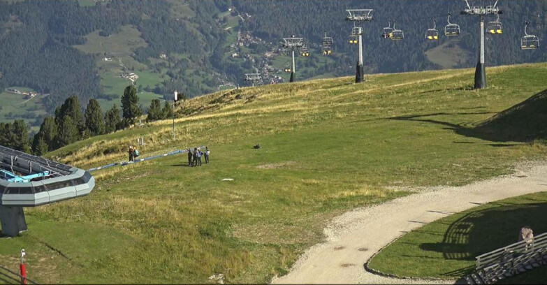 Webcam Alpe Cermis  - Chairlift and slope Lagorai