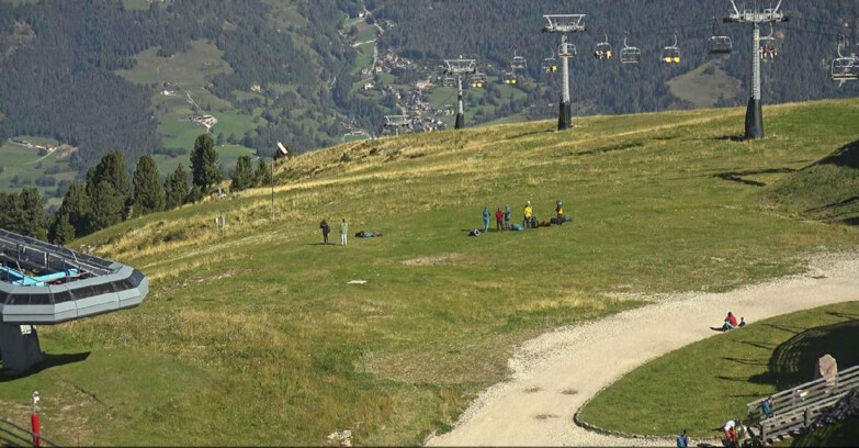 Webcam Alpe Cermis  - Chairlift and slope Lagorai