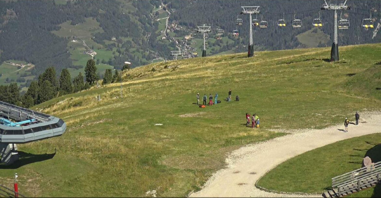 Webcam Alpe Cermis  - Chairlift and slope Lagorai