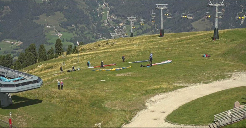 Webcam Alpe Cermis  - Chairlift and slope Lagorai