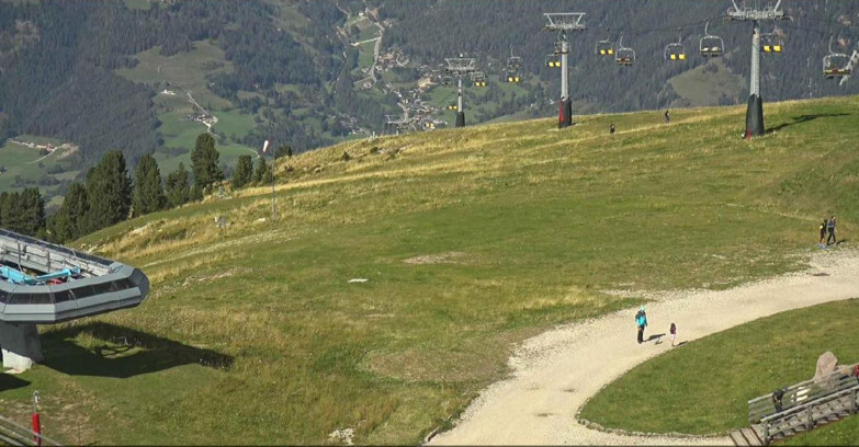 Webcam Alpe Cermis  - Chairlift and slope Lagorai