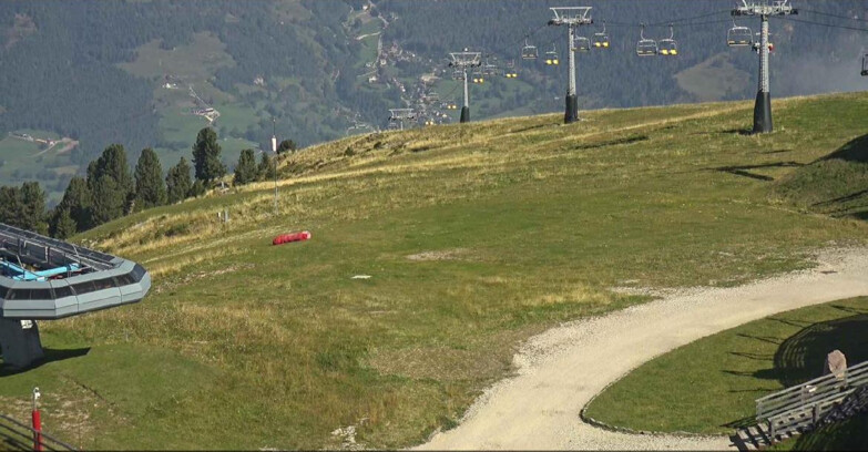 Webcam Alpe Cermis - Chairlift and slope Lagorai