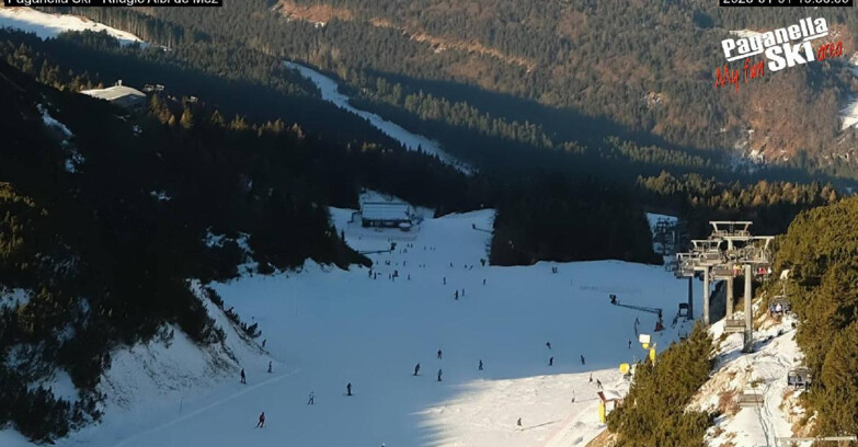 Webcam Paganella Ski – Andalo – Fai della Paganella -  Rifugio Albi de Mez