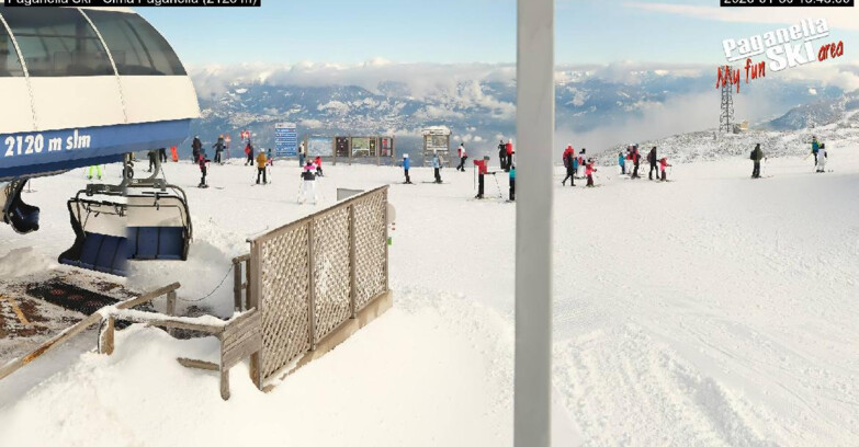 Webcam Paganella Ski – Andalo – Fai della Paganella - Cima Paganella