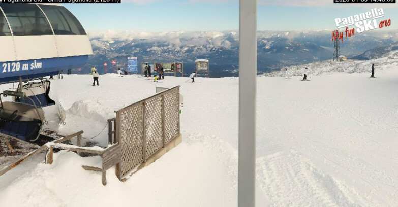 Webcam Paganella Ski – Andalo – Fai della Paganella - Cima Paganella