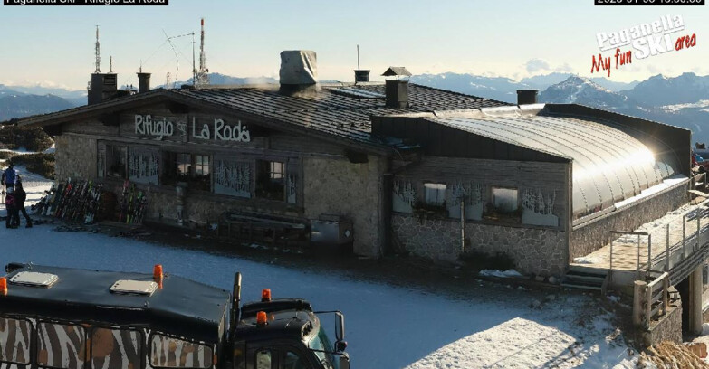 Webcam Paganella Ski – Andalo – Fai della Paganella - Rifugio La Roda