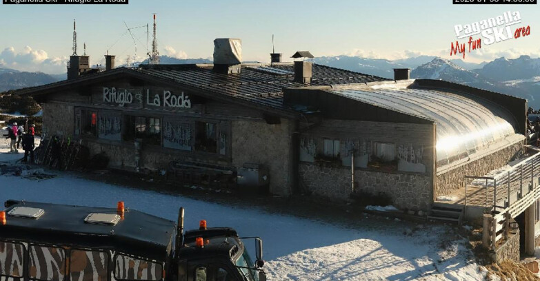 Webcam Paganella Ski – Andalo – Fai della Paganella - Rifugio La Roda