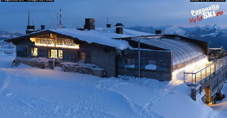 Webcam Paganella Ski – Andalo – Fai della Paganella - Rifugio La Roda