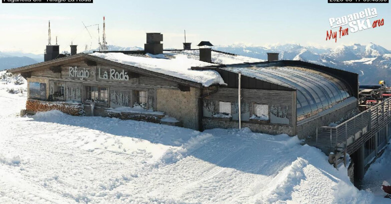 Webcam Paganella Ski – Andalo – Fai della Paganella - Rifugio La Roda