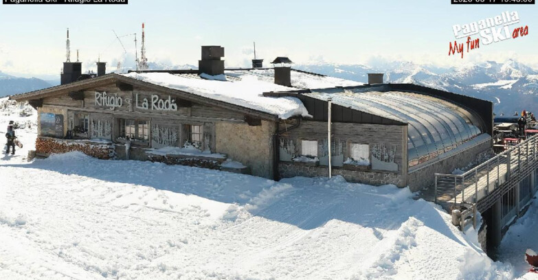Webcam Paganella Ski – Andalo – Fai della Paganella - Rifugio La Roda