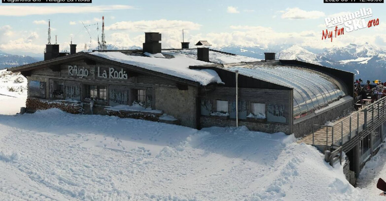 Webcam Paganella Ski – Andalo – Fai della Paganella - Rifugio La Roda