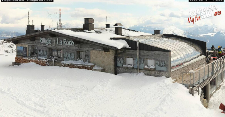Webcam Paganella Ski – Andalo – Fai della Paganella - Rifugio La Roda
