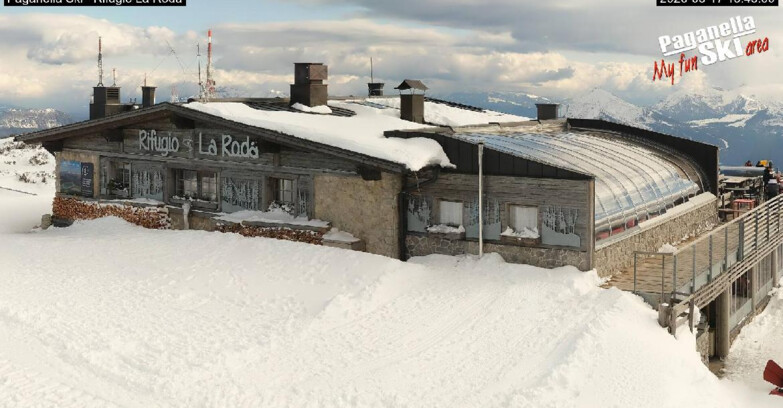 Webcam Paganella Ski – Andalo – Fai della Paganella - Rifugio La Roda