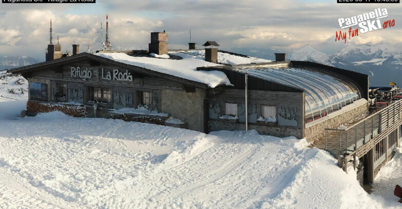 Webcam Paganella Ski – Andalo – Fai della Paganella - Rifugio La Roda