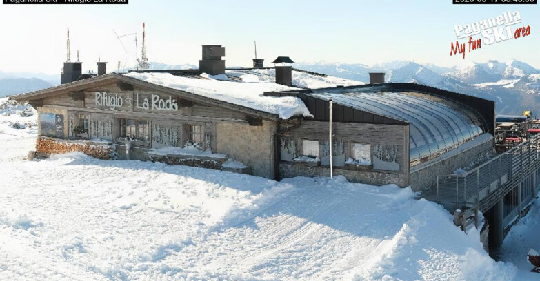 Webcam Paganella Ski – Andalo – Fai della Paganella - Rifugio La Roda