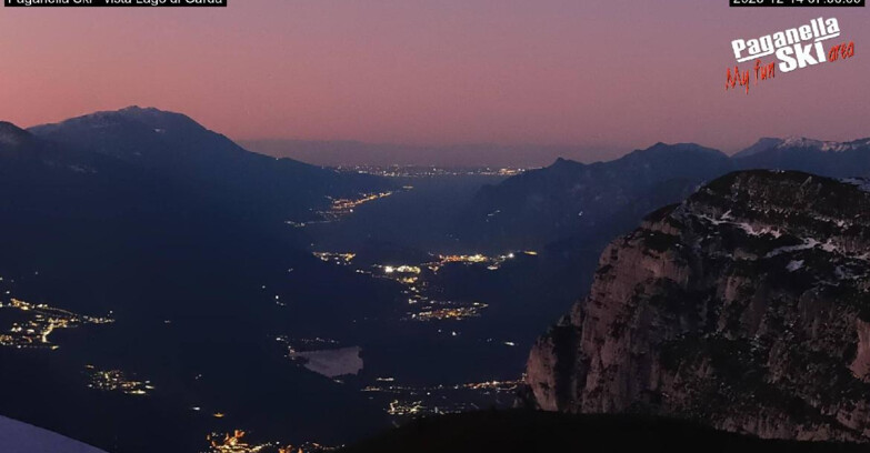 Webcam Paganella Ski – Andalo – Fai della Paganella - Vista Lago di Garda