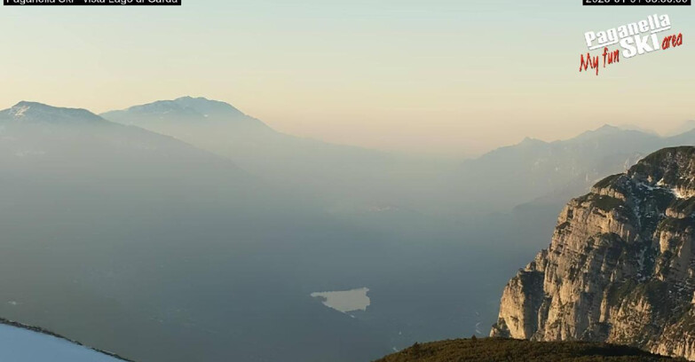 Webcam Paganella Ski – Andalo – Fai della Paganella - Vista Lago di Garda