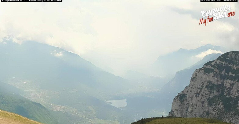 Webcam Paganella Ski – Andalo – Fai della Paganella - Vista Lago di Garda