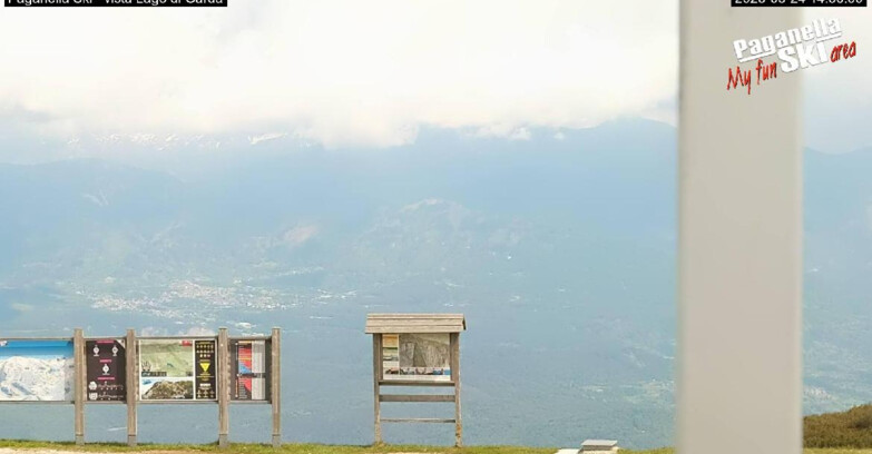 Webcam Paganella Ski – Andalo – Fai della Paganella - Vista Lago di Garda