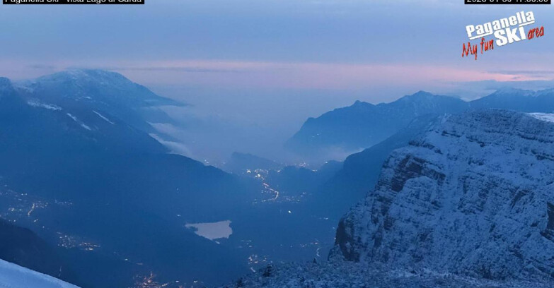 Webcam Paganella Ski – Andalo – Fai della Paganella - Vista Lago di Garda