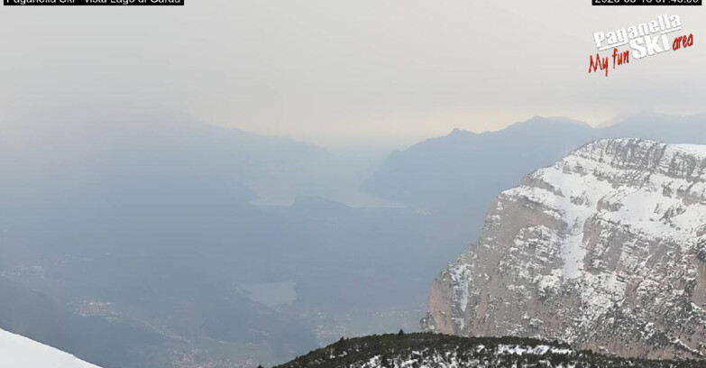 Webcam Paganella Ski -Андало-Фаи-делла-Паганелла  - Vista Lago di Garda