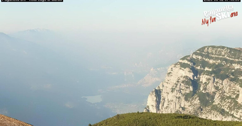 Webcam Paganella Ski – Andalo – Fai della Paganella - Vista Lago di Garda