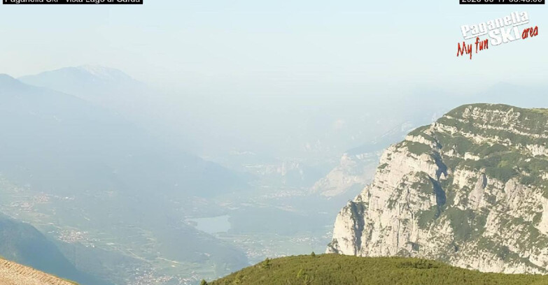 Webcam Paganella Ski – Andalo – Fai della Paganella - Vista Lago di Garda