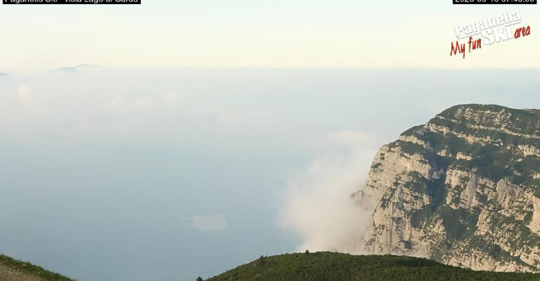 Webcam Paganella Ski – Andalo – Fai della Paganella - Vista Lago di Garda