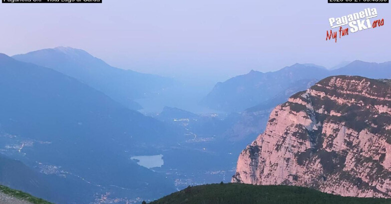 Webcam Paganella Ski – Andalo – Fai della Paganella - Vista Lago di Garda