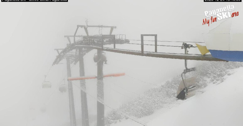 Webcam Paganella Ski – Andalo – Fai della Paganella - Arrivo Telecabina Doss Pelà