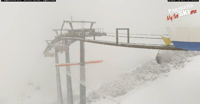 Webcam Paganella Ski – Andalo – Fai della Paganella - Arrivo Telecabina Doss Pelà