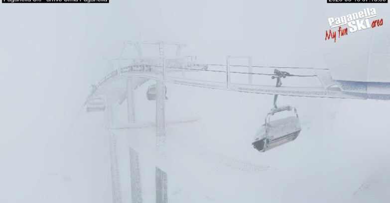 Webcam Paganella Ski – Andalo – Fai della Paganella - Arrivo Telecabina Doss Pelà