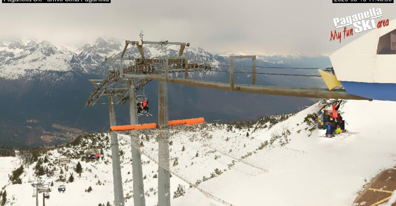 Webcam Paganella Ski -Андало-Фаи-делла-Паганелла  - Cableway Doss Pelà