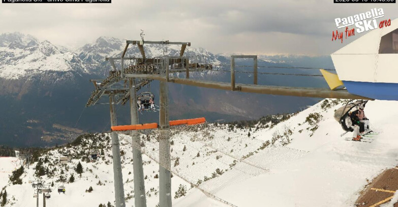 Webcam Paganella Ski -Андало-Фаи-делла-Паганелла  - Cableway Doss Pelà