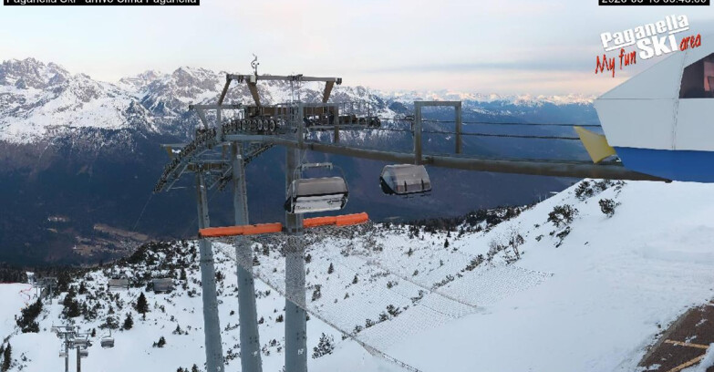 Webcam Paganella Ski – Andalo – Fai della Paganella - Cableway Doss Pelà