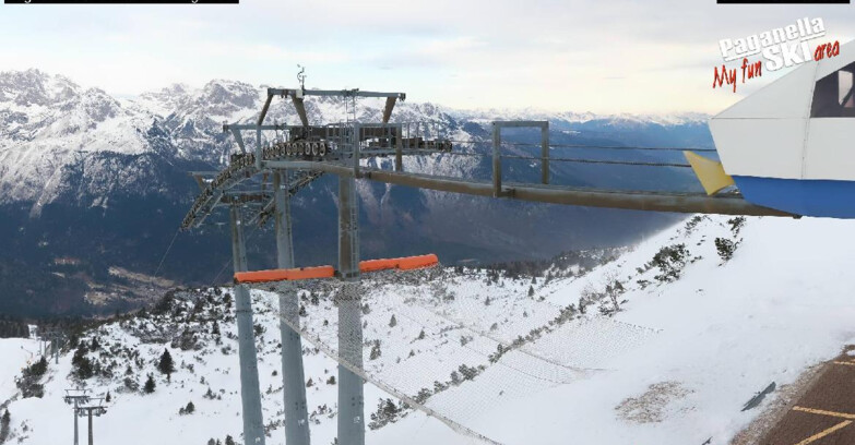 Webcam Paganella Ski – Andalo – Fai della Paganella - Arrivo Telecabina Doss Pelà