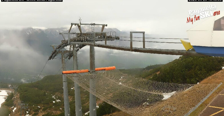 Webcam Paganella Ski – Andalo – Fai della Paganella - Arrivo Telecabina Doss Pelà