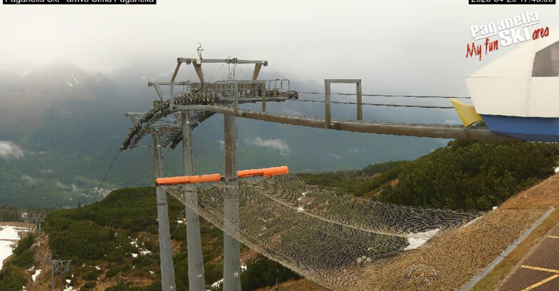 Webcam Paganella Ski – Andalo – Fai della Paganella - Arrivo Telecabina Doss Pelà