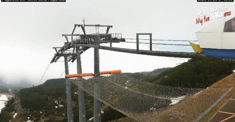 Webcam Paganella Ski – Andalo – Fai della Paganella - Arrivo Telecabina Doss Pelà