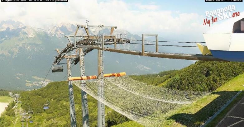 Webcam Paganella Ski – Andalo – Fai della Paganella - Cableway Doss Pelà