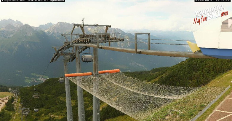 Webcam Paganella Ski – Andalo – Fai della Paganella - Cableway Doss Pelà