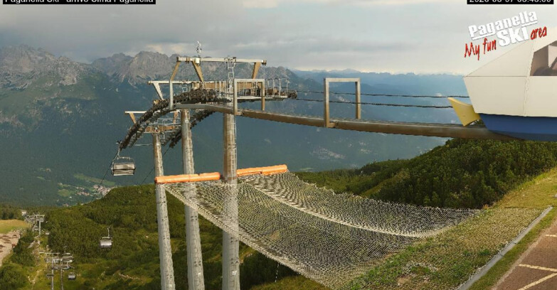 Webcam Paganella Ski – Andalo – Fai della Paganella - Cableway Doss Pelà