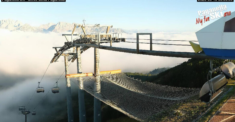 Webcam Paganella Ski – Andalo – Fai della Paganella - Arrivo Telecabina Doss Pelà