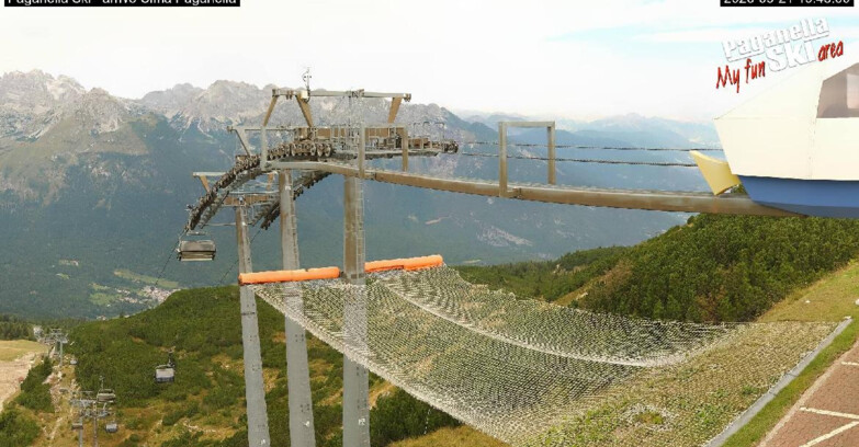 Webcam Paganella Ski – Andalo – Fai della Paganella - Cableway Doss Pelà
