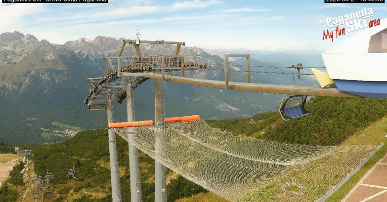 Webcam Paganella Ski – Andalo – Fai della Paganella - Cableway Doss Pelà