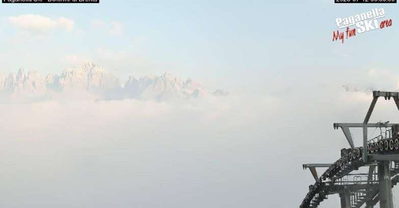 Webcam Paganella Ski – Andalo – Fai della Paganella - Dolomiti di Brenta