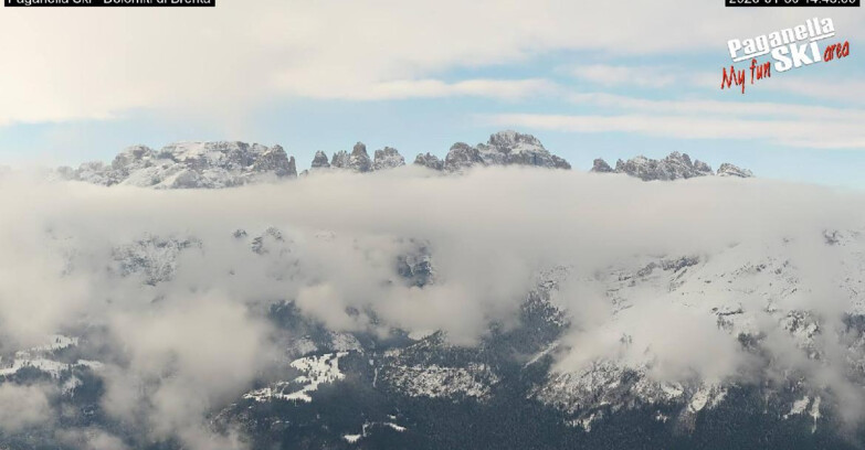 Webcam Paganella Ski – Andalo – Fai della Paganella - Dolomiti di Brenta