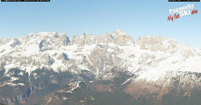 Webcam Paganella Ski – Andalo – Fai della Paganella - Dolomiti di Brenta