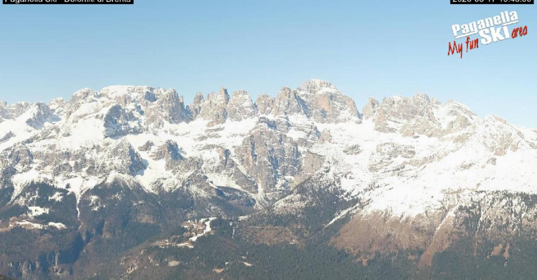 Webcam Paganella Ski – Andalo – Fai della Paganella - Dolomiti di Brenta