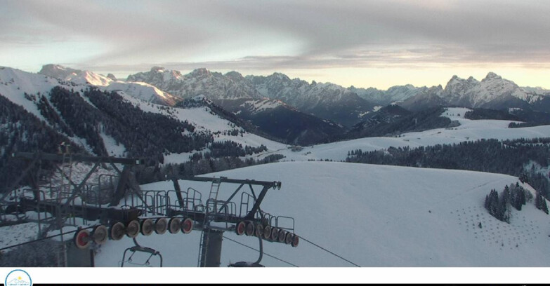 Webcam Passo Brocon-Marande - Panorama vs. Paradiso